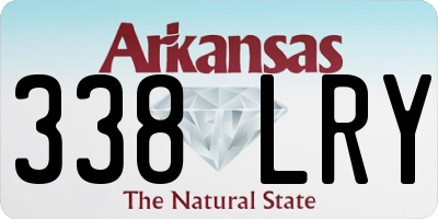 AR license plate 338LRY