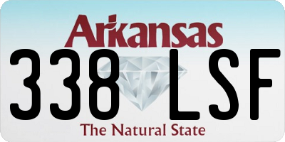 AR license plate 338LSF