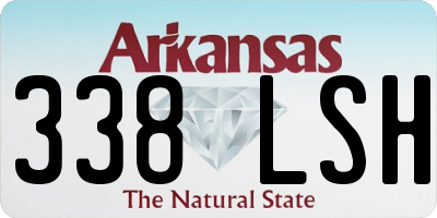 AR license plate 338LSH