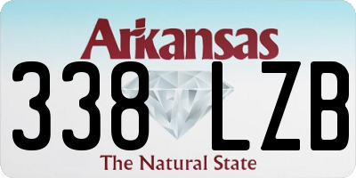 AR license plate 338LZB