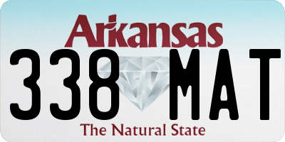 AR license plate 338MAT