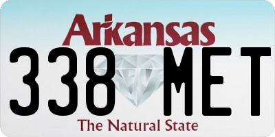 AR license plate 338MET