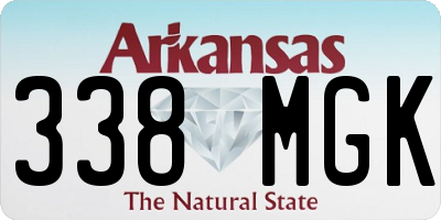 AR license plate 338MGK