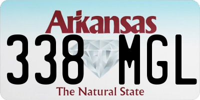 AR license plate 338MGL