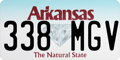 AR license plate 338MGV