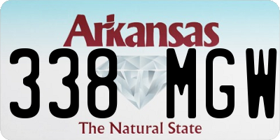 AR license plate 338MGW