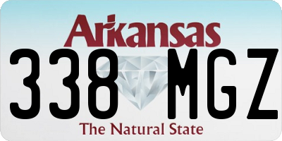 AR license plate 338MGZ