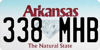 AR license plate 338MHB