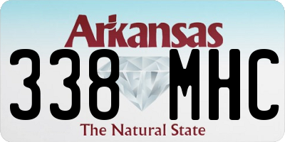 AR license plate 338MHC