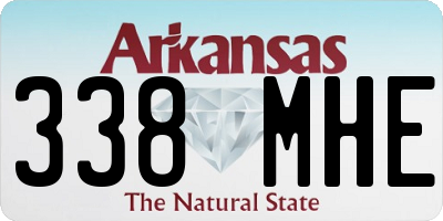 AR license plate 338MHE