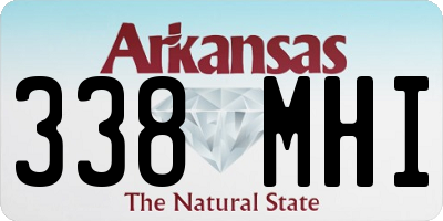 AR license plate 338MHI