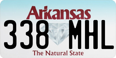 AR license plate 338MHL