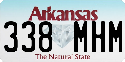 AR license plate 338MHM