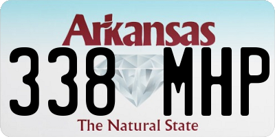 AR license plate 338MHP