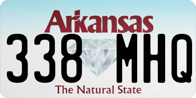 AR license plate 338MHQ
