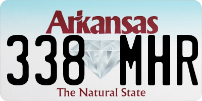 AR license plate 338MHR