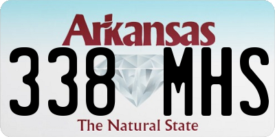 AR license plate 338MHS