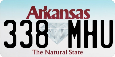 AR license plate 338MHU