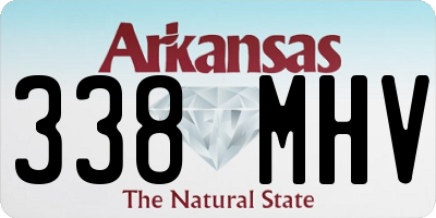 AR license plate 338MHV