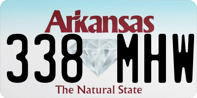 AR license plate 338MHW
