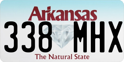 AR license plate 338MHX