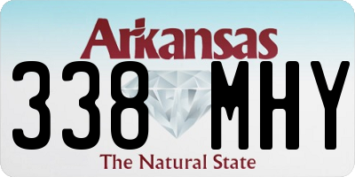 AR license plate 338MHY