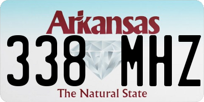 AR license plate 338MHZ