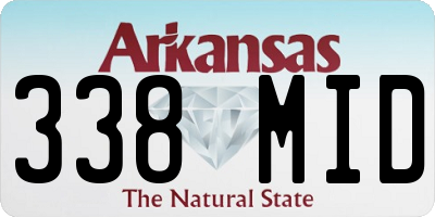 AR license plate 338MID