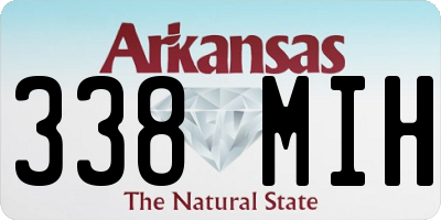 AR license plate 338MIH