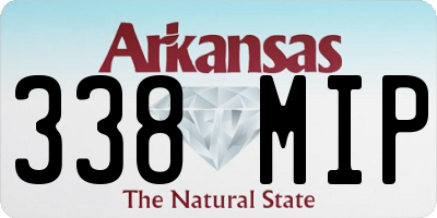 AR license plate 338MIP