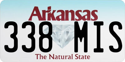 AR license plate 338MIS