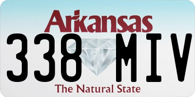 AR license plate 338MIV