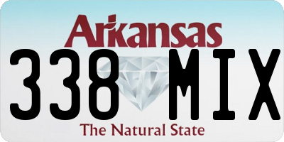 AR license plate 338MIX