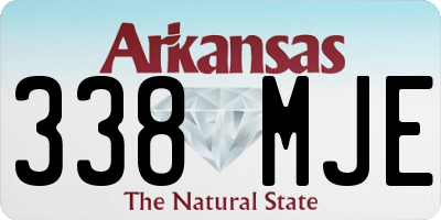 AR license plate 338MJE