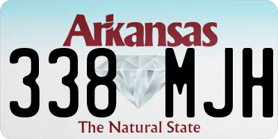 AR license plate 338MJH