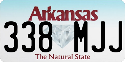 AR license plate 338MJJ