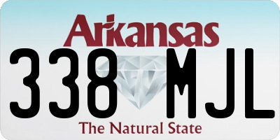 AR license plate 338MJL