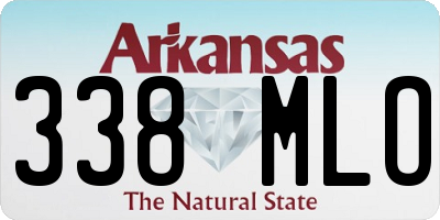 AR license plate 338MLO