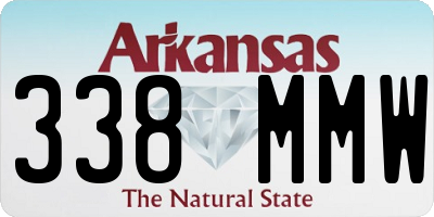 AR license plate 338MMW