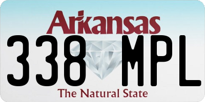AR license plate 338MPL