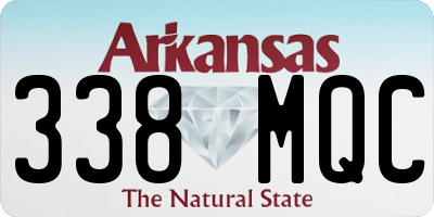 AR license plate 338MQC