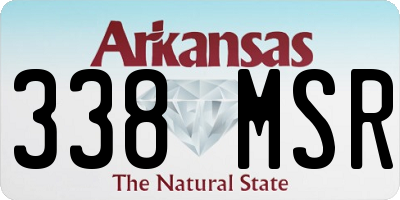AR license plate 338MSR
