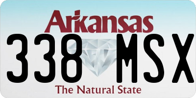 AR license plate 338MSX