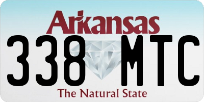 AR license plate 338MTC