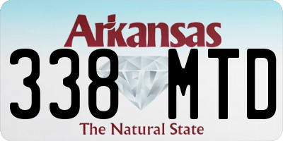AR license plate 338MTD
