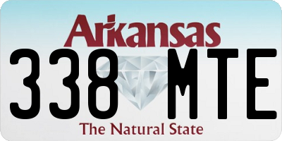 AR license plate 338MTE