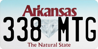AR license plate 338MTG