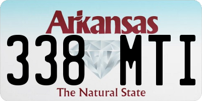 AR license plate 338MTI