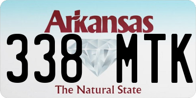 AR license plate 338MTK
