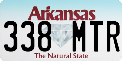 AR license plate 338MTR